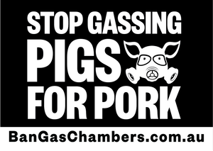 Ban Gas Chambers stickers (large)