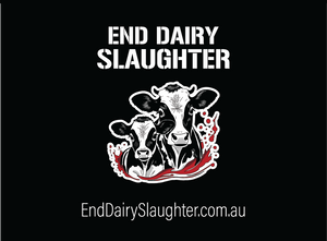 End Dairy Slaughter stickers (small, packs of 20)