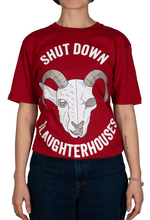 Shut Down Slaughterhouses T-Shirt (red)