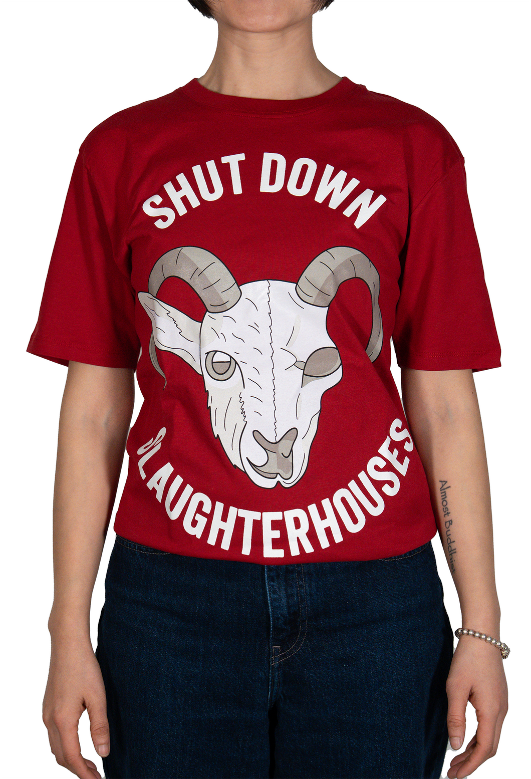 Shut Down Slaughterhouses T-Shirt (red)