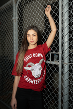 Shut Down Slaughterhouses T-Shirt (red)